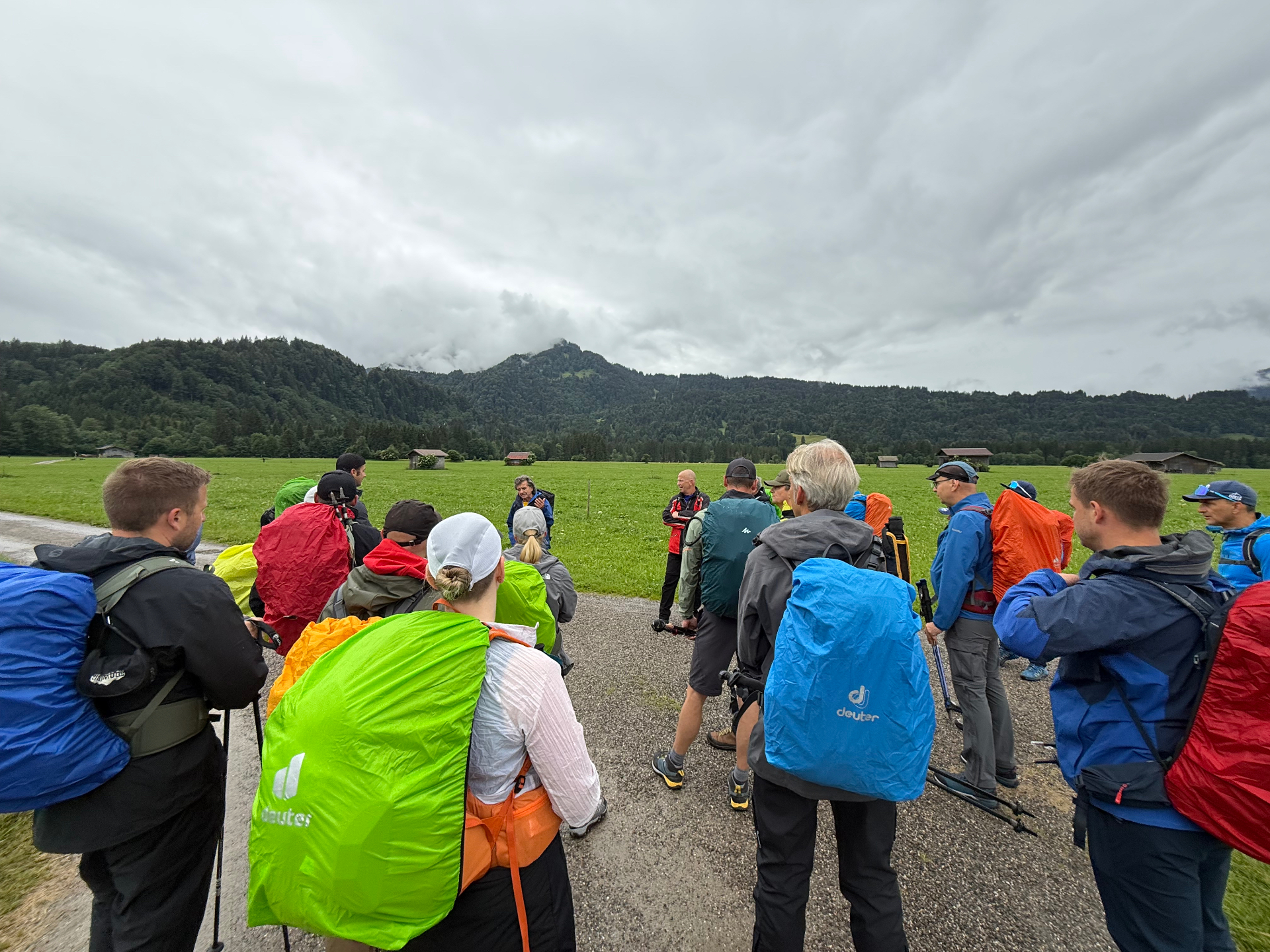 Briefing am Startpunkt